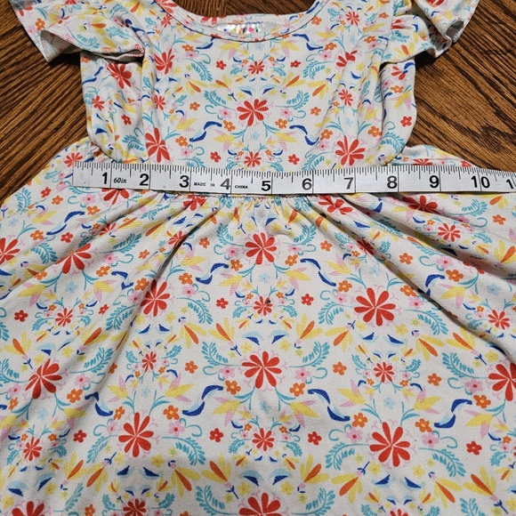 Dot Dot Smile Floral Twirl Dress 2t - Picture 3 of 5